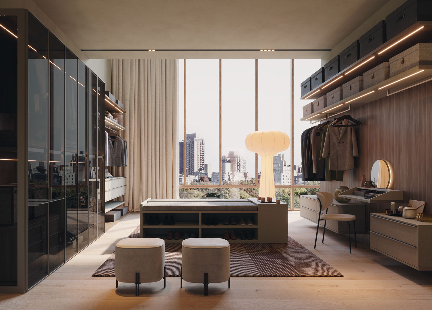 Cabine armadio — arredo in esposizione