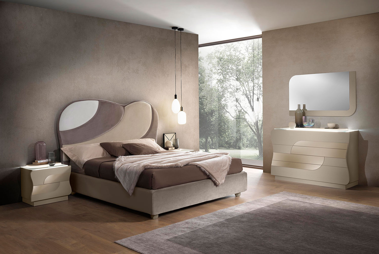 Camere da letto — arredo in esposizione