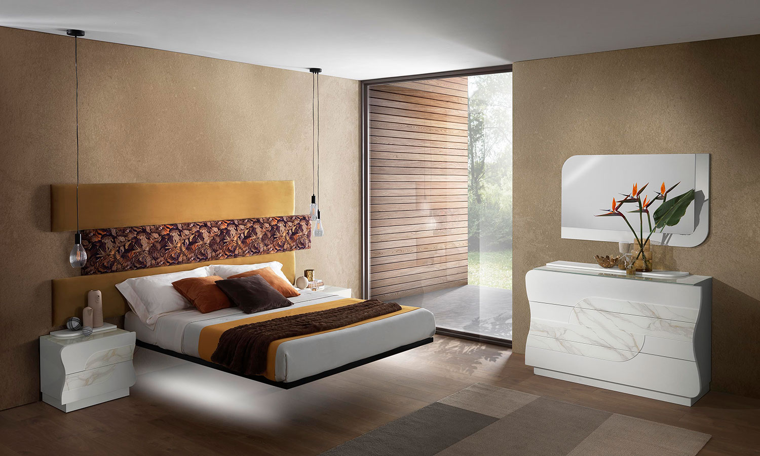 Camere da letto — arredo in esposizione