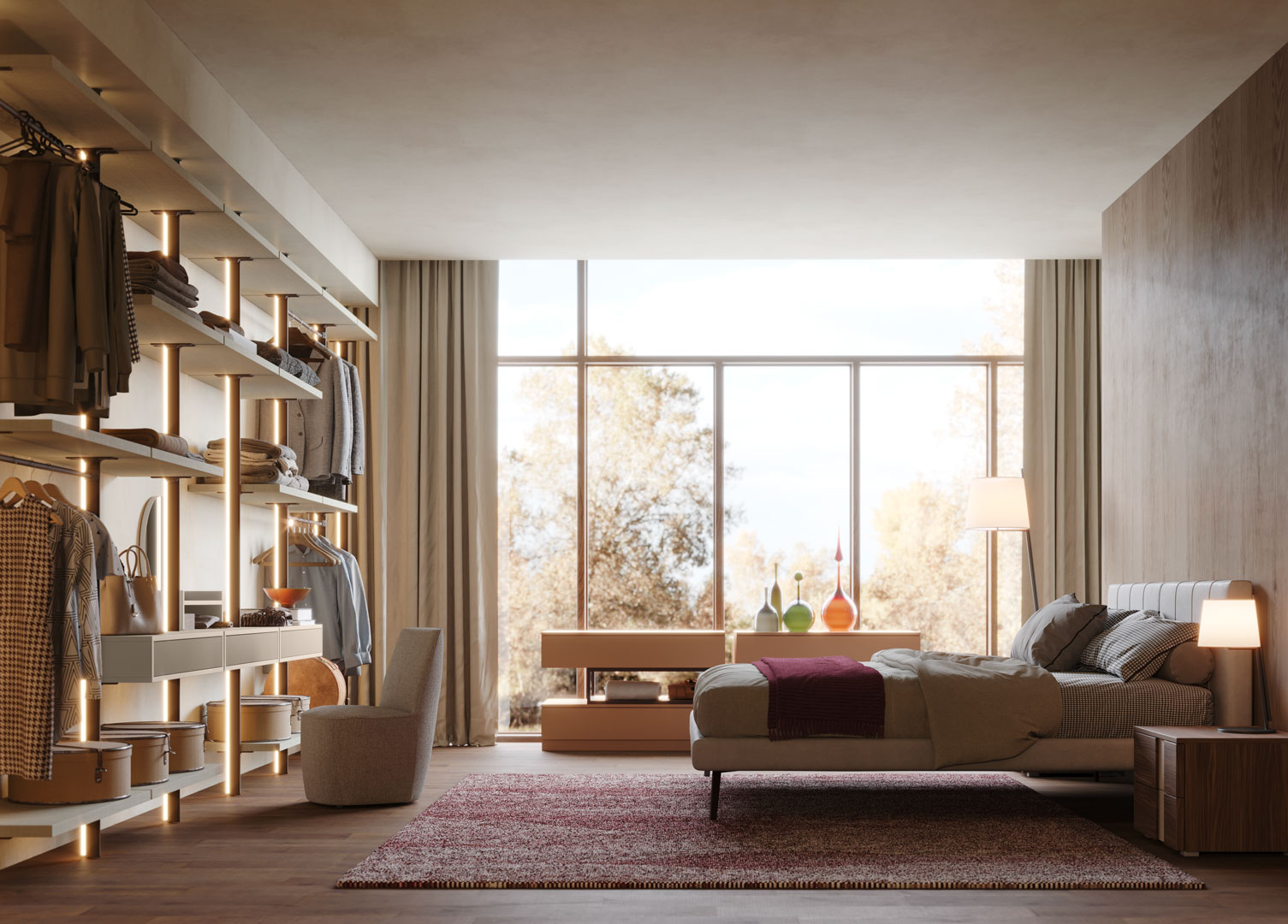 Camere da letto — arredo in esposizione