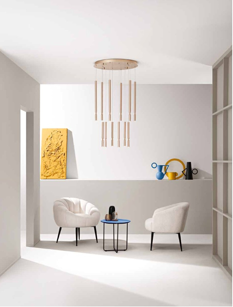 Illuminazione — arredo in esposizione