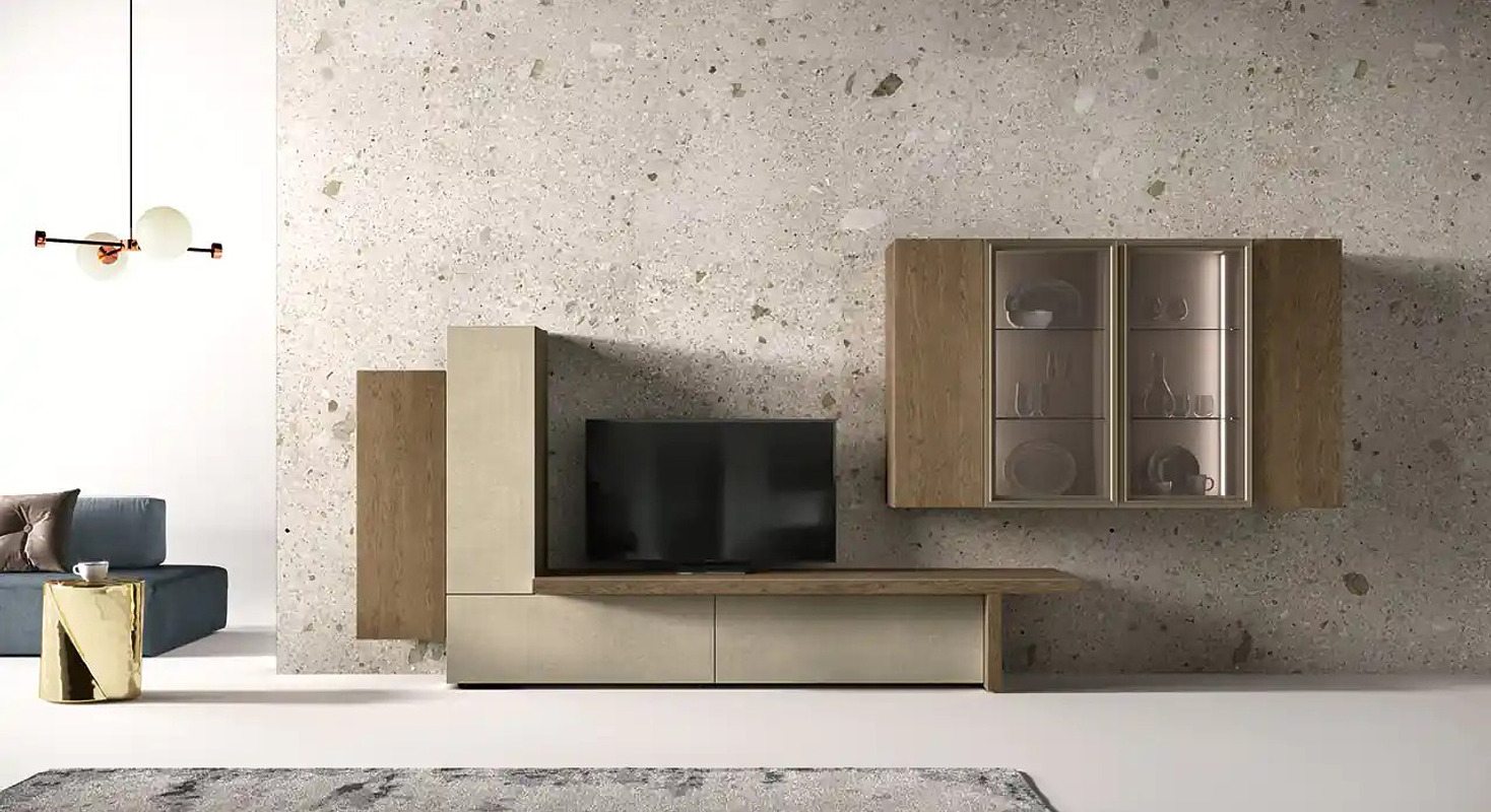 Pareti attrezzate — arredo in esposizione